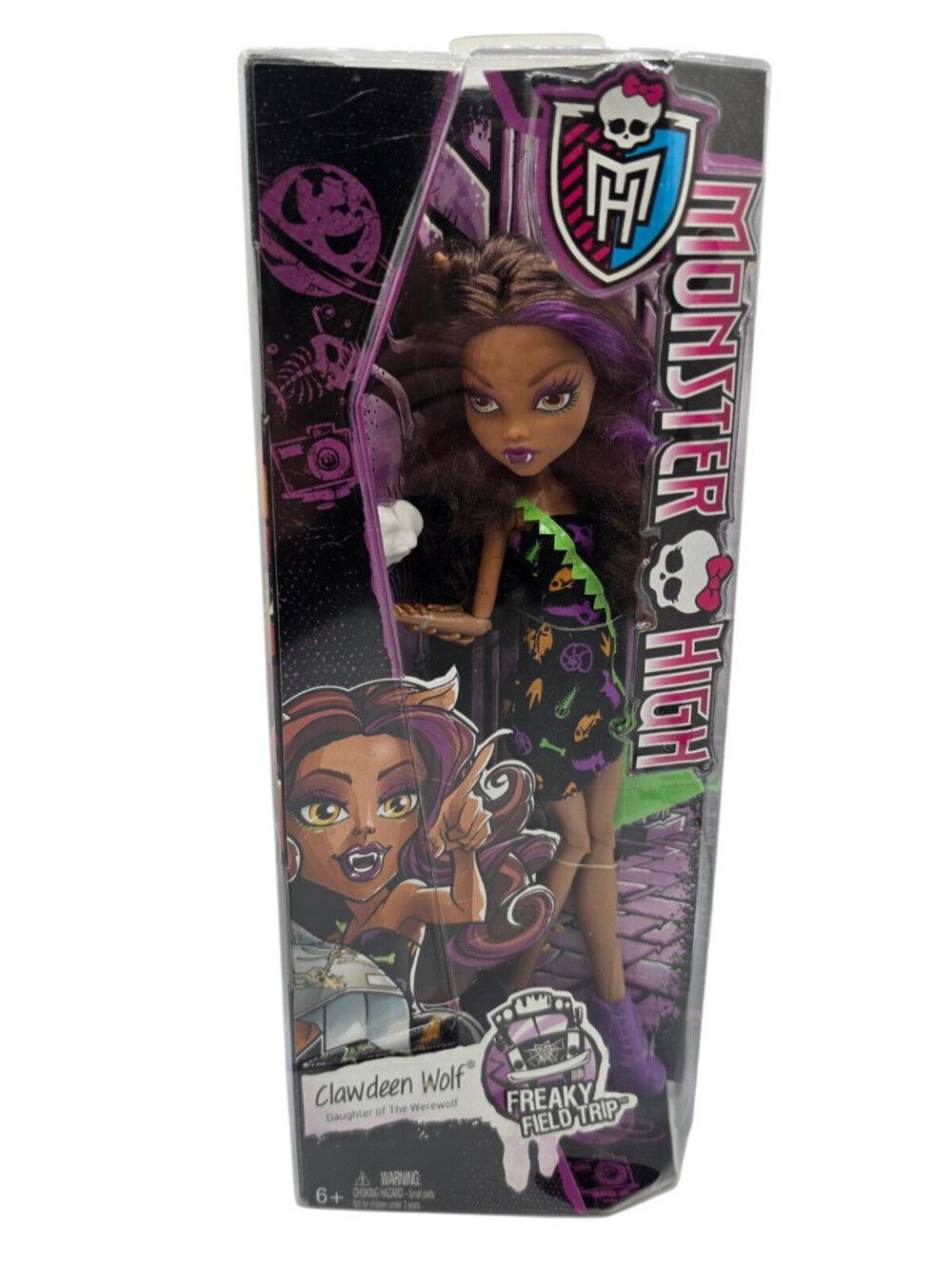 Monster High Freaky Field Trip Clawdeen Wolf Doll